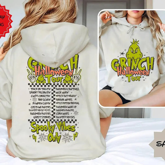 Gr1nch Halloween Tour Shirt, Sweatshirt, Hoodie