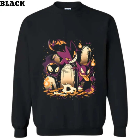 Graveyard Gengar Vintage Tee, Pokemon Shirt, Graveyard Gengar Sweatshirt, Pokemon Merch, Pokemon Graveyard Gengar Sweatshirt, Cute Shirt, Gift For Fan Pokemon, Gift For Him , Gift For Her , Anime Graphic Tee , Trendy Shirt Menswear Top Hoodie Sweaters