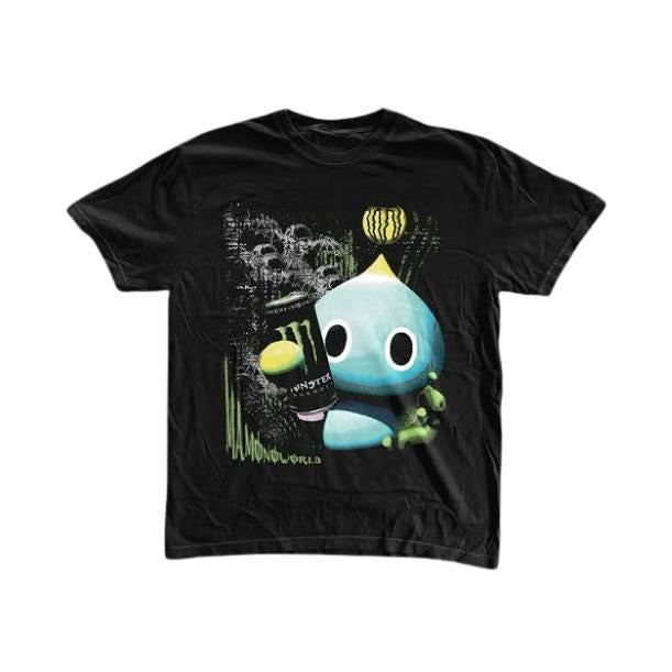Green Monster T-Shirt, Neutral Chao T-Shirt, Sonic Adventure Shirt, Unisex Funny Shirt, Gothic Grunge Y2k Affliction Clothes Men Women Streetwear