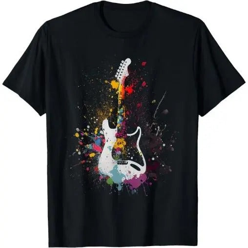 Guitar design guitar gift for guitarist T-Shirt Made in USA