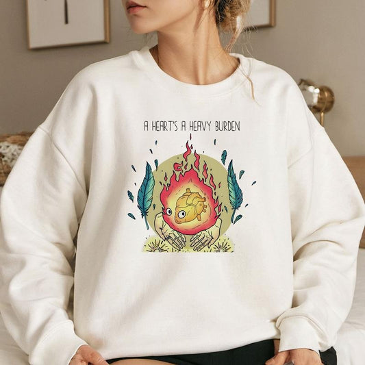 HC A heart's A Heavy Burden Inspired Characters Anime Lovers Shirt Crewneck Hoodie, Manga Shirt