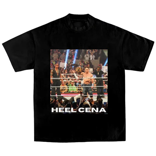 HEEL CENA TEE, WWE John Cena - The Rock - Cactus Jack Tee, WWE Shirt, Sports T-shirt, Wrestling Gift For Him For Her