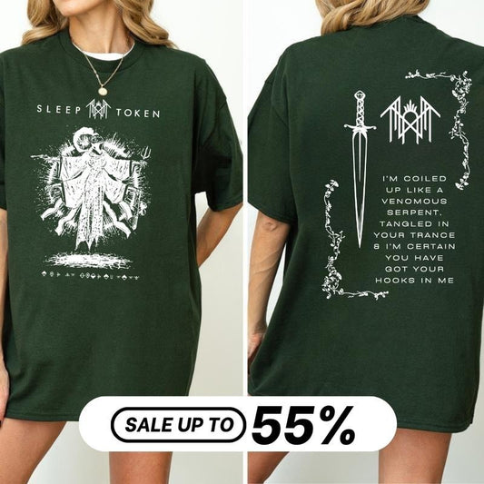 [HOT NEW] Vintage Sleep Token T-Shirt, Sweatshirt, Hoodie, Rock Band Graphic, Soft Cotton Oversized Unisex Streetwear, Gift for Men and Women