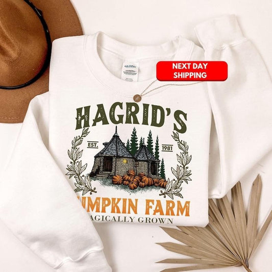 Hagrid's Pumpkin Patch Sweatshirt, Hagrid's Pumpkin Farm Sweatshirt, Fall Shirt, Pumpkin Patch Shirt, Fall Sweatshirt, Halloween Sweatshirt  T-shirt, sweater and Hoodie