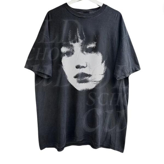 Halftone Y2k Woman T-Shirt, Vintage 90s Style Blondie T-Shirt, Retro Gothic Shirt, Unisex Adult Grunge Y2k Graphic Shirt, Gothic Gift, Unisex T-Shirt, Gift For Men Women Top Womenswear