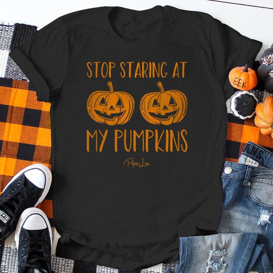 Halloween | Stop Staring At My Pumpkins Apparel