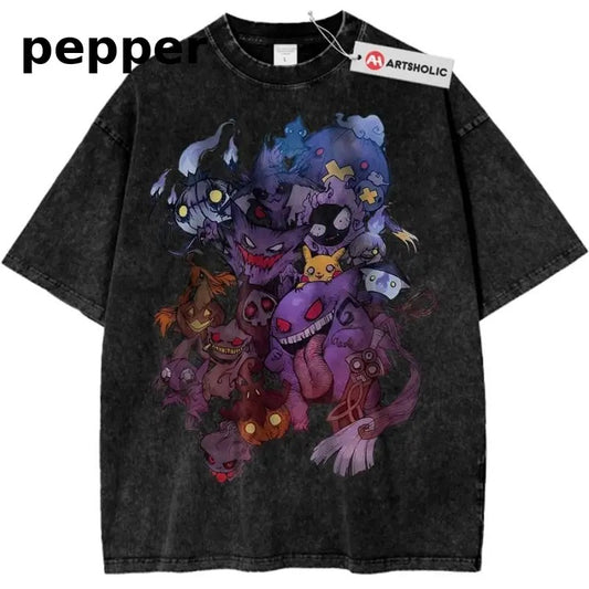 Halloween Pokemon Shirt, PKM Shirt, Anime Shirt, Vintage T-Shirt