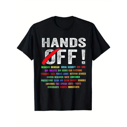Hands Off Protest Social Security And Medicare Protest T-Shirt