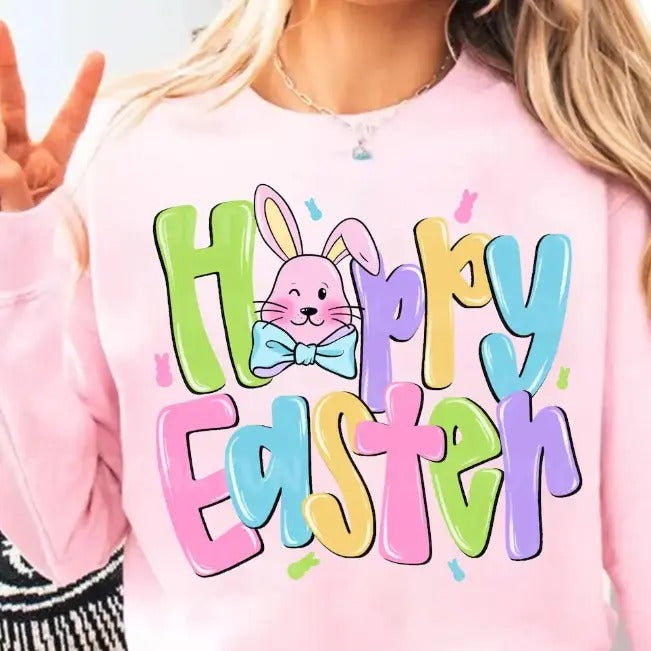 Happy Easter DTF Transfers - THIS IS NOT A SHIRT