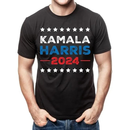 Harris Shirt, Kamala Harris Shirt, Harris 2024, Kamala 2024 Shirts, 2024 Election, Vote For Harris TShirt, US Elections, Short-Sleeve Crew Neck Men's Tee Shirt Made in USA