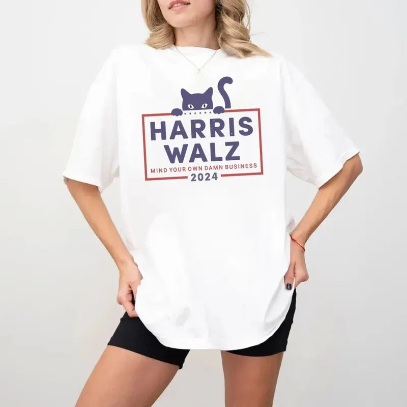 Harris Walz 2024 Shirt, Kamalla Harris Walz, Tim Walz T Shirt, Democrat Shirt, Vote Blue, Liberal Feminist Shirt, Harris Walz 2024 Tee, Unisex Short Sleeve Tee Shirt, Casual Clothing