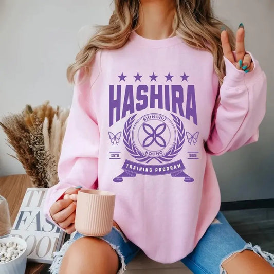 Hashira Anime Shirt, Academy Shirt for DS Fans, Anime Lovers Gift, Collage Shinobu Training Program Shirt