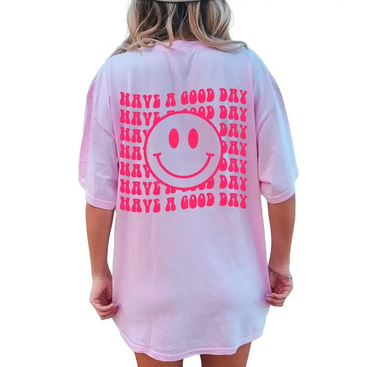 Have A Good Day Shirt, Trendy Good Day Tee, Best Gift For Her, Vsco Girl, Smile Face Shirt, Unisex T-Shirt, Gifts For Female Male, Short Sleeve Tee Shirt, Gifts For Birthday Mothers Day Christmas Anniversary