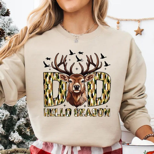 Hello Hunting Season, Coquette Bow Hunting, Camo Dude Tee Shirt, Sweatshirt, Hoodie Unisex