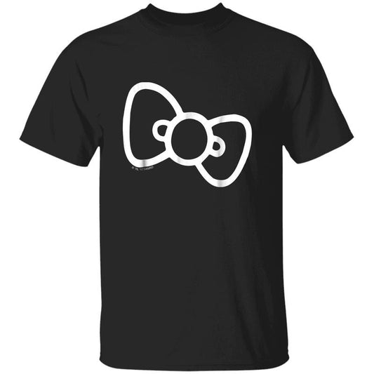 Hello Ktty Retro Bow T-Shirt, Cute Vintage Style Tee for Girls, Kawaii Aesthetic Graphic Shirt