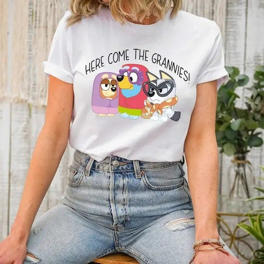 Here Come The Grannies T-shirt, Funny Bluey Shirt, Rita Shirt, Bingo Shirt
