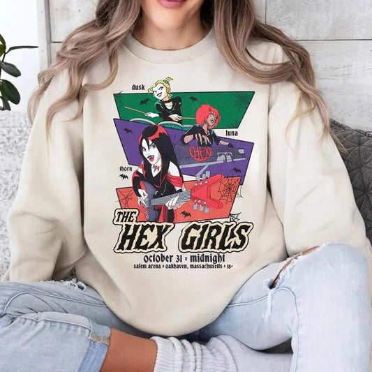 Hex Girls Shirt, The Hex Girls Rock Band Music Tee, Music Concert 2024, Rock Band Shirt, Unisex Short Sleeve Tee
