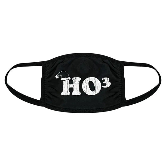 Ho To The Third Face Mask Funny Christmas Nerdy Math Nose And Mouth Covering Funny Masks for Adults Christmas  Funny Nerd  Novelty Masks for Adults Black