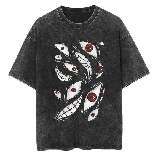 Homunculus Vintage Washed Shirt, Anime Shirt, Homunculus Merch, Homunculus Shirt, Anime Homunculus Shirt, Anime Homunculus Merch, Anime Graphic Tshirt, Gift For Fan Anime Menswear Top  Tropical Crewneck Shortsleeve Round Neck T-Shirt Casual