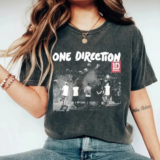 0nee Directi0n T0ur 2024 Shirt/Sweatshirt/Hoodie, Vintage Retro Crewneck, Gift For Girlfriend, Cotton, Print Tee