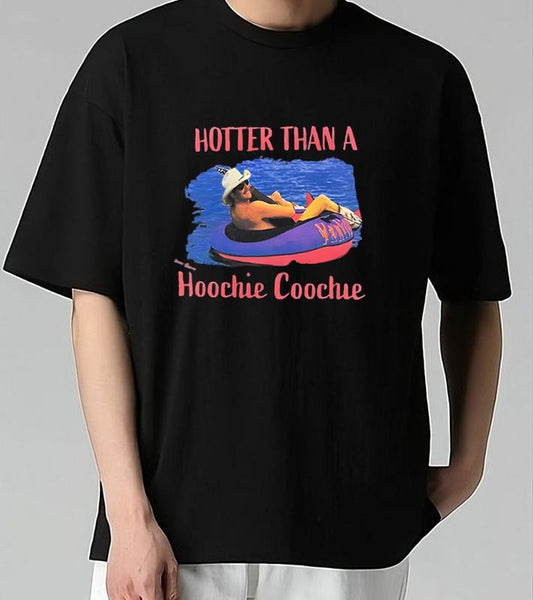 Hotter Than A Hoochie Coochie T-Shirt Perfect Everyday Tee Football Crewneck Sports Team Perfect for Active Days and Casual Style