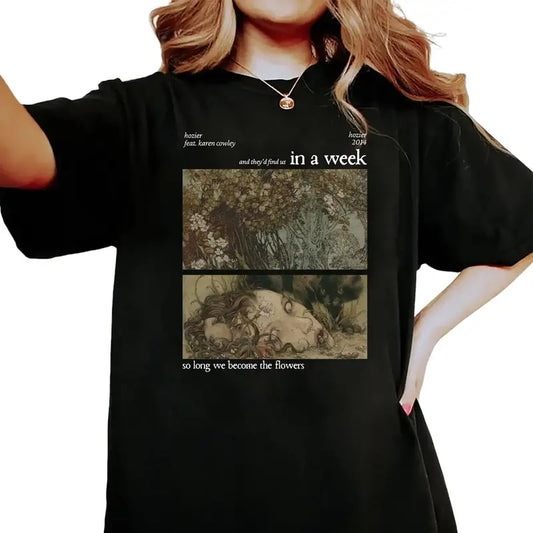 Hozier Unreal Unearth 2024 Tour Shirt, Hozier Music Shirt, Hozier Tour Shirt, No Grave Can Hold My Body Down, Gift For Her Top Womenswear Underwear Lady Comfort Streetwear Tshirt Summer
