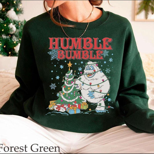 Humble Bumble Christmas Sweatshirt, Rudolph Merry Xmas Shirt, Rudolph Xmas Shirt, Christmas Movie Shirt, Holiday Family Matching Sweatshirt , s Family Sweatshirt, Christmas Party Gift, Christmas 90s Movies Lovers TShirt, Merry Christmas Gift