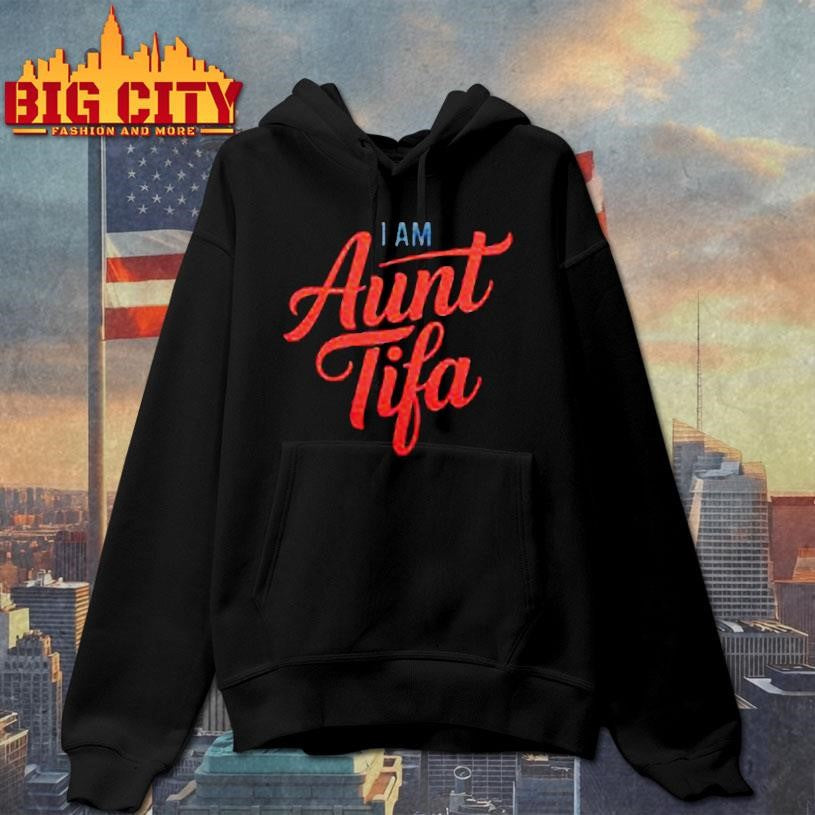 I Am Aunt Tifa Funny Political Satire Joke Shirt