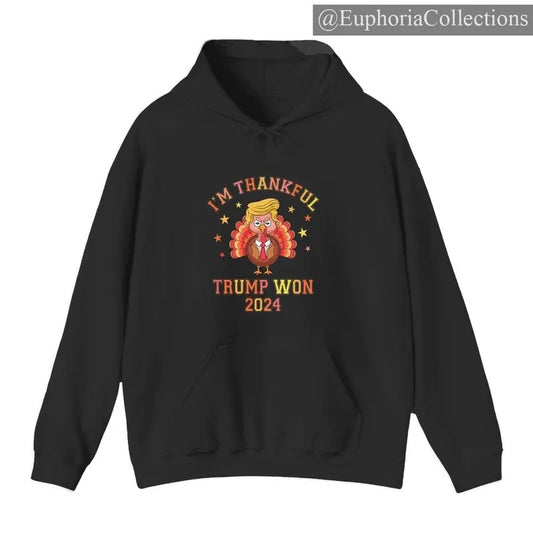 I Am Thankful #Trump Won Thanksgiving Winner Winner Turkey Dinner Chicken 2024 Festive T-Shirt, Sweater, Hoodie , Global Trending Outfits