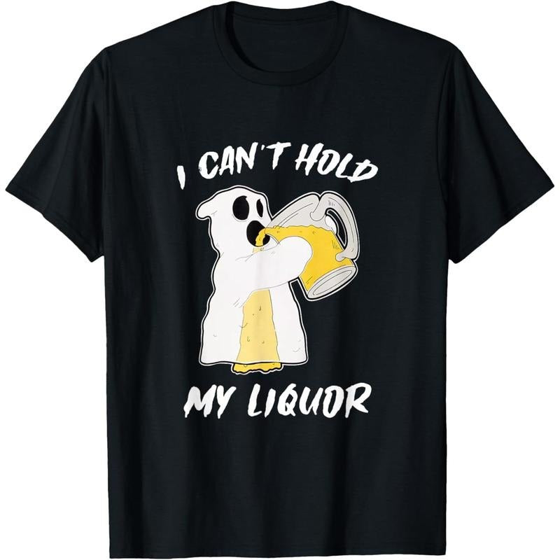 I Can't Hold My Liquor Ghost Halloween Beer T-Shirt  made in us