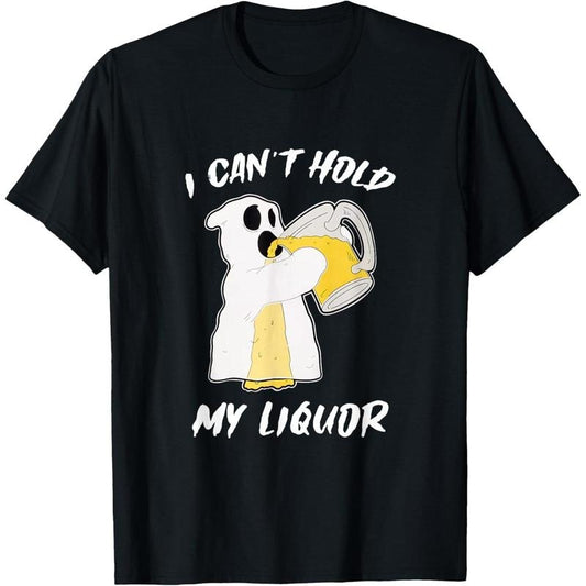 I Can't Hold My Liquor Ghost Halloween Beer T-Shirt  made in us