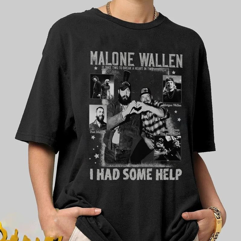 I Had Some Help Shirt, Posty Wallen Fan Shirt, Music Fan shirtstyle{n002}3