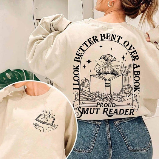I Look Better Bent Over A Book Smut Reader Shirt, Romance Smut Book Shirt, Bent Over Shirt, Good Girl Shirt, I Look Better Shirt