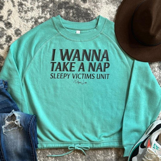 I Wanna Take A Nap SVU Premium Boxy Sweatshirt