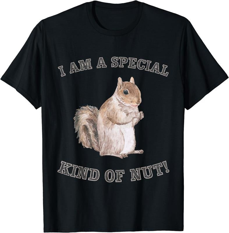 I'm a Special Kind of Nut Forest Animal Funny Squirrel T-Shirt | Unisex Cotton Tee, Short Sleeve, Size S-5XL