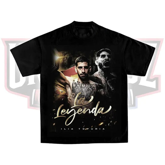 ILIA TOPURIA V1 TEE, Boxing T-shirt, Boxer Tee, Sports Shirt, UFC Shirt, MMA Shirt, Gift for Him Gift For Her Menswear Clothing Cotton Crewneck