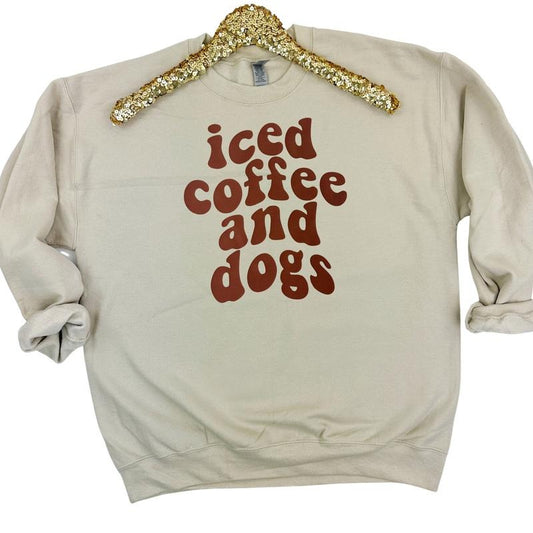 Iced Coffee & Dogs Gildan Sweatshirt