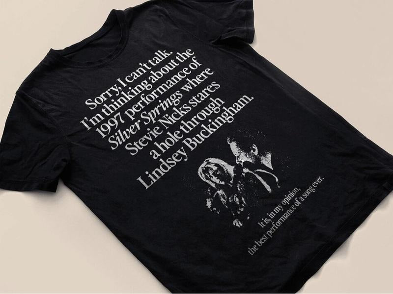 Im Thinking About The 1997 Performance Of Silver Springs Shirt, Stevie Nicks Shirt