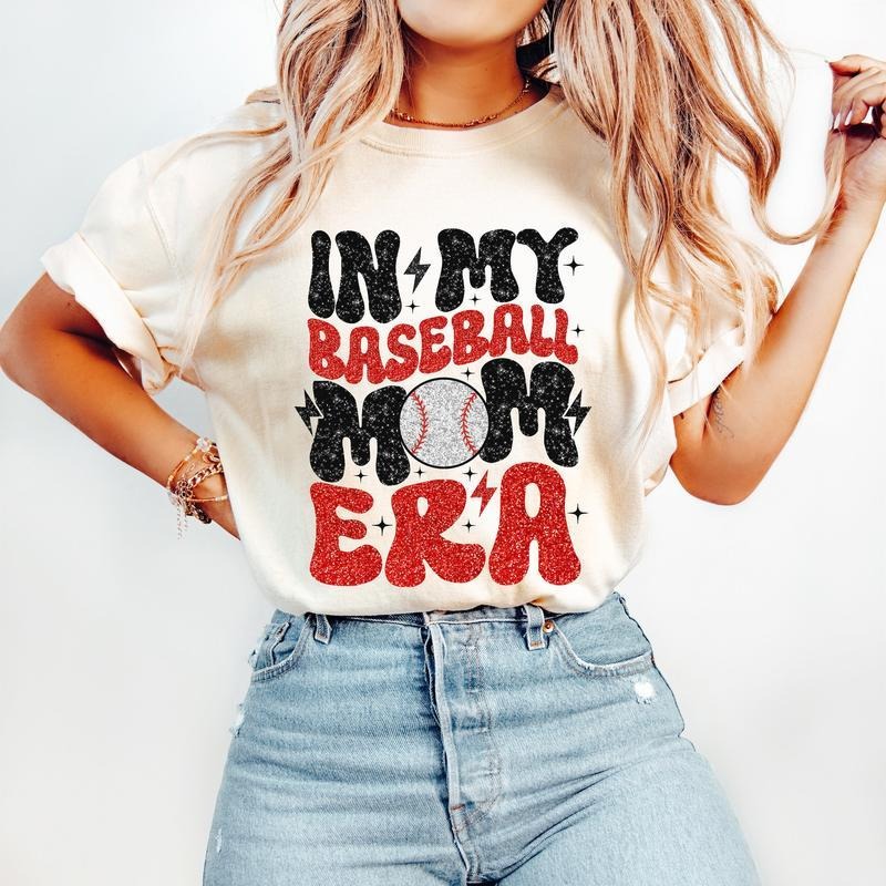 In My Baseball Mom Era T-Shirt-sweatshirt-hoodie, Baseball T-Shirt, Sports T-Shirt, Baseball Mom T-Shirt, Baseball Mama T-Shirt, tshirt hot trend 2025