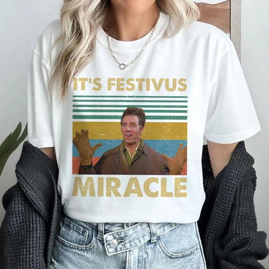It's A Festivus Miracle Seinfeld Lovers Shirt Cosmo Kramer Shirt