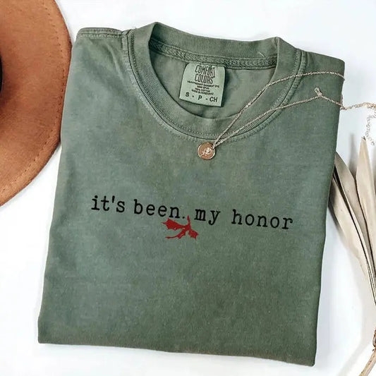 It's Been My Honor, Fourth Wing Merch, Fourth Wing Shirt, Riorson House Shirt, Fourth Wing Liam, Comfort Colors Tee, Onyx Storm Shirt