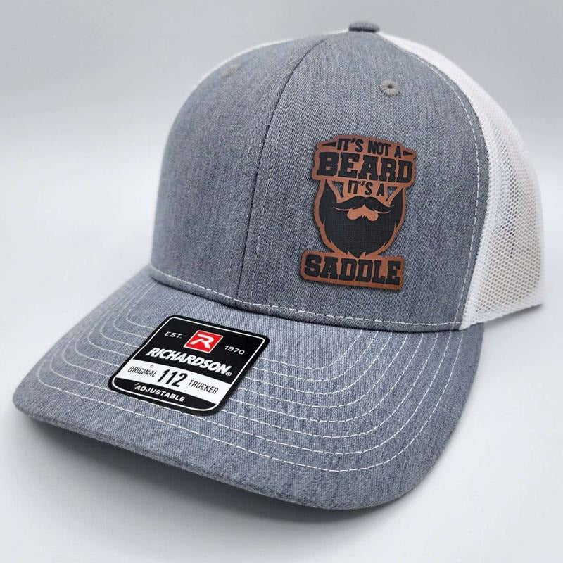 It's Not A Beard Leather Patch Richardson Hat