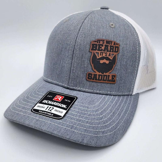 It's Not A Beard Leather Patch Richardson Hat
