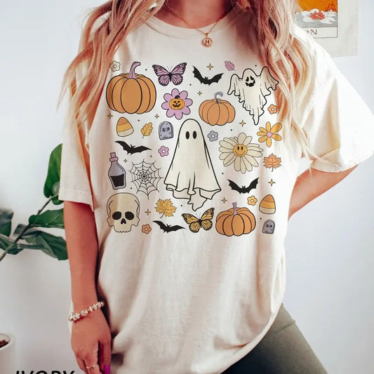 Its the most wondrful time, Halloween Shirt, Witch TShirt, Gift For Halloween, Skeleton Fall Halloween