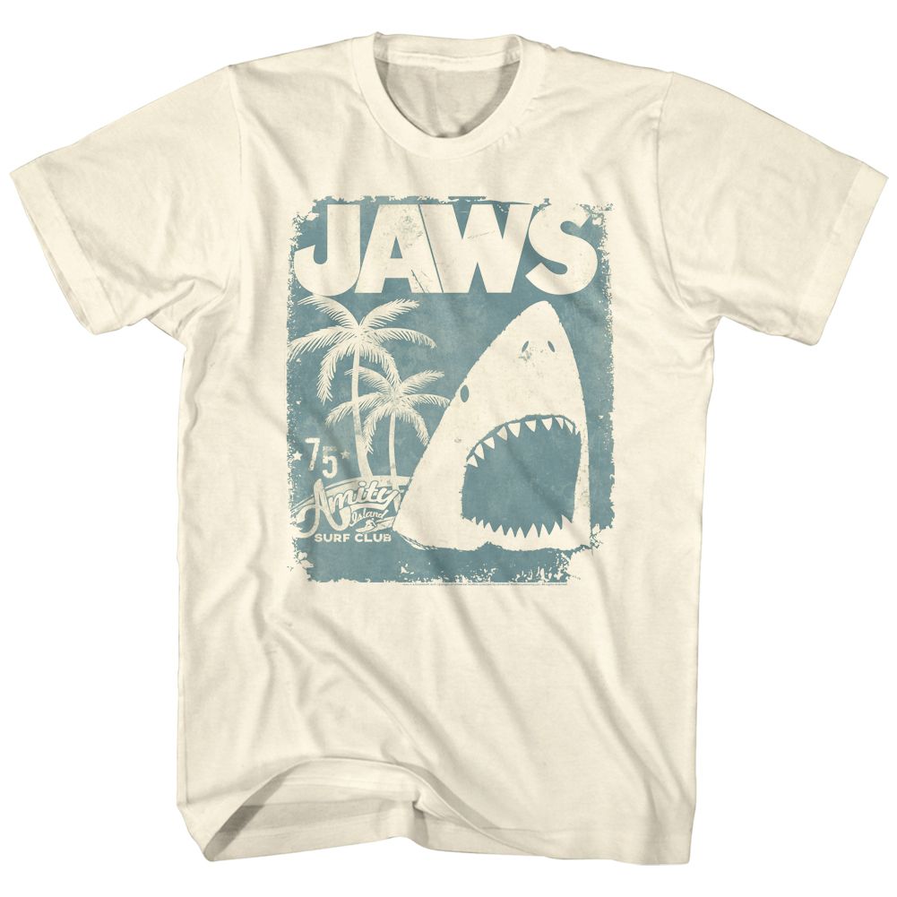 Jaws - Surf Club Poster - Short Sleeve - Adult - T-Shirt