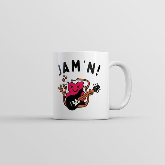 Jam'n Mug Funny Sarcastic Rock And Roll Graphic Novelty Coffee Cup-11oz Funny Coffee Mugs Ceramic Printed Drinkware Cup