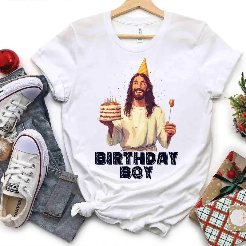 Jesus Birthday Boy Sweatshirt, Go Jesus Its Your Birthday T-Shirt, Christian Christmas T-Shirt, Happy Birthday Jesus Hoodie