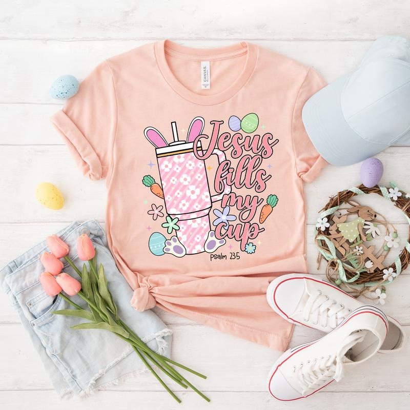 Jesus Fill My Cup DTF Transfers - THIS IS NOT A SHIRT