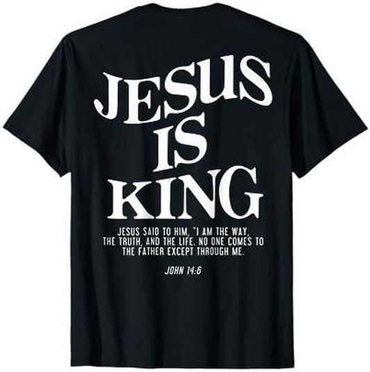 Jesus Is King Jesus John 14:6 Costume Christian (On Back) T-Shirt
