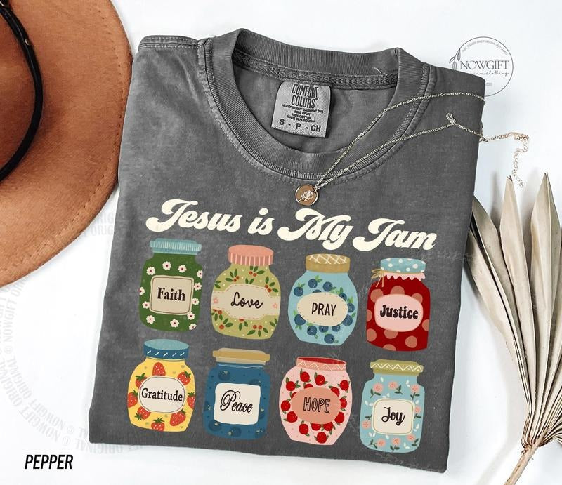 Jesus Is My Jam, Christian Shirt, Jesus Shirt, Christian Gift, Jesus Christ Shirt, Gift For Christian, Funny Jesus Shirt, Christian Mom Gift